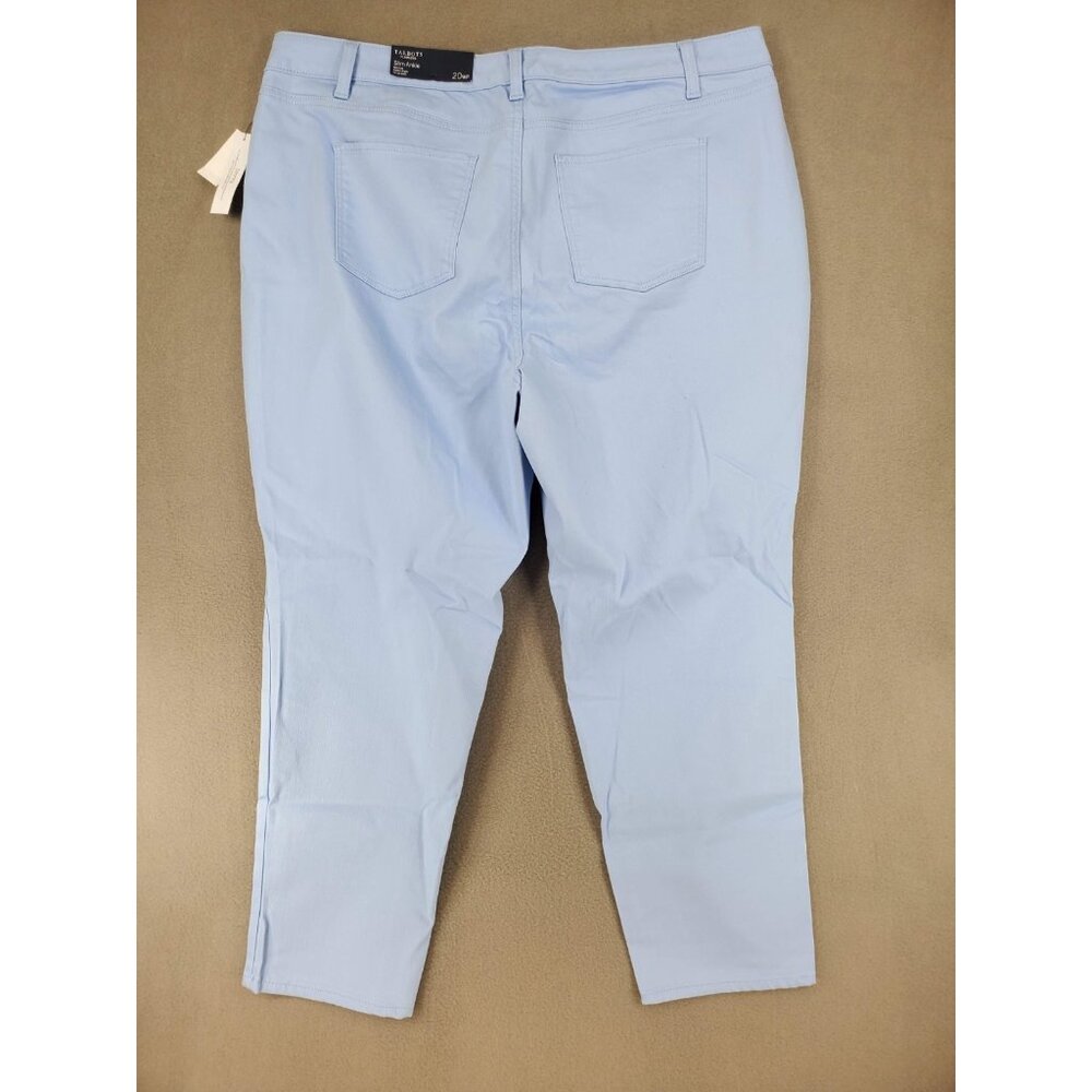 New Talbots Flawless Slim Ankle Length Pants 20Wp Petite‎ Plus Jeans Light Blue - Picture 5 of 5